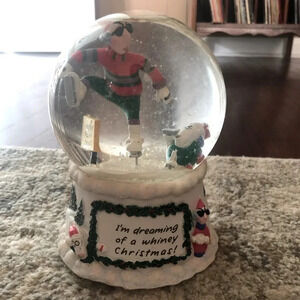 J. Wagner Maxine singing and skating snow globe